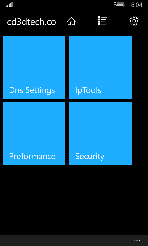 Metroflare Main Page Screenshot